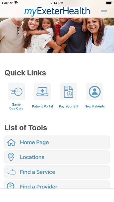 myExeterHealth Screenshot