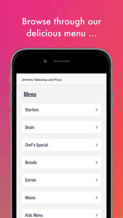 Jimmies Takeaway and Pizza Screenshot