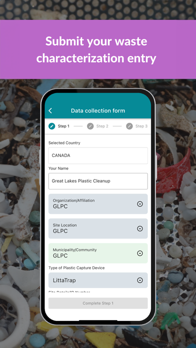 Great Lakes Plastic Cleanup Screenshot