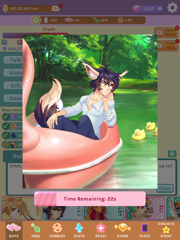 Blush Blush - Idle Otome Game iPad screenshot 5 - Games app