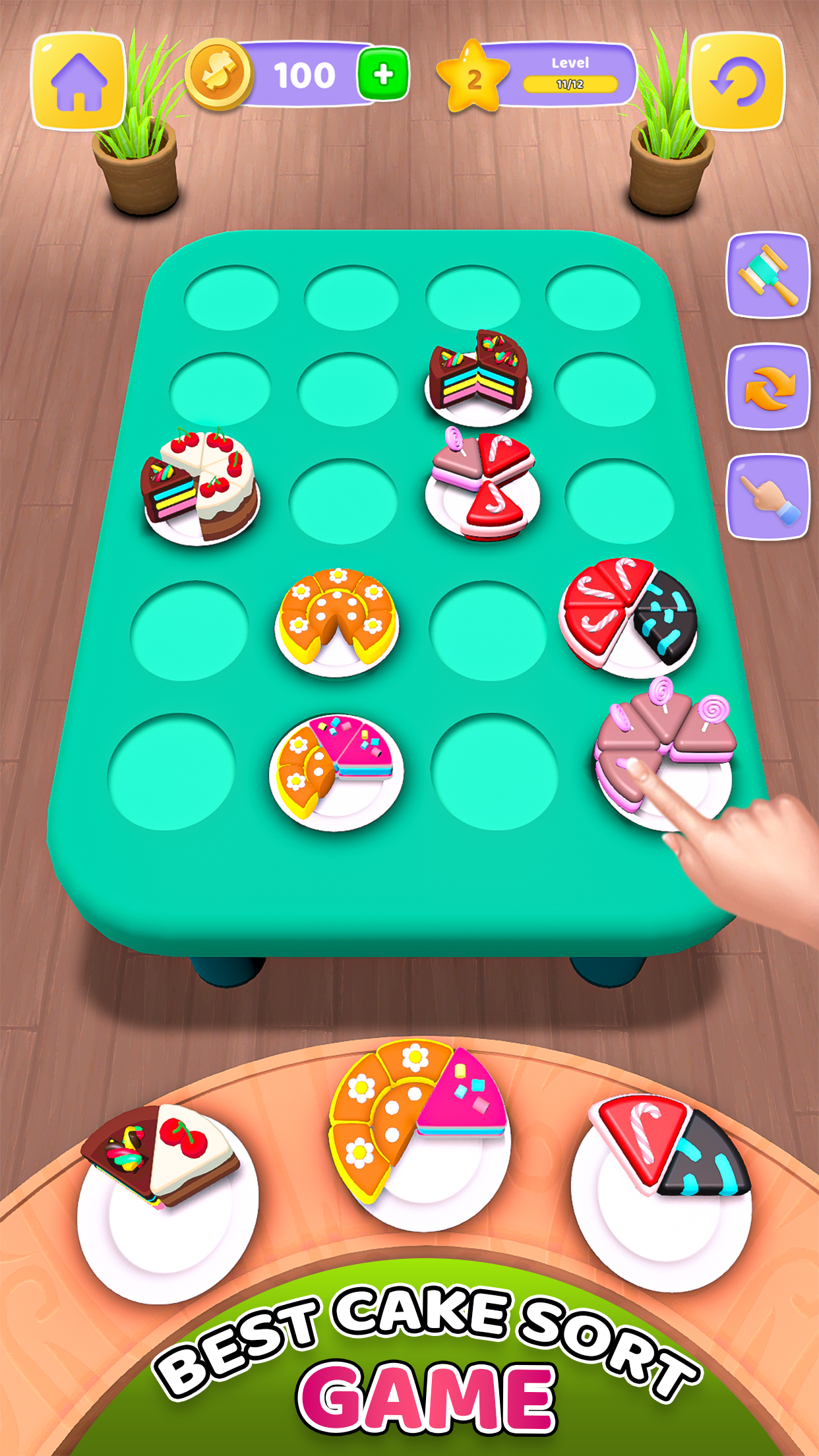 Hexa Sort Cake Puzzle Game