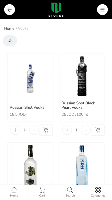 RB Stores Screenshot
