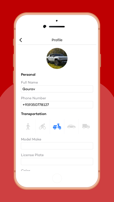 CarryFood Driver Screenshot