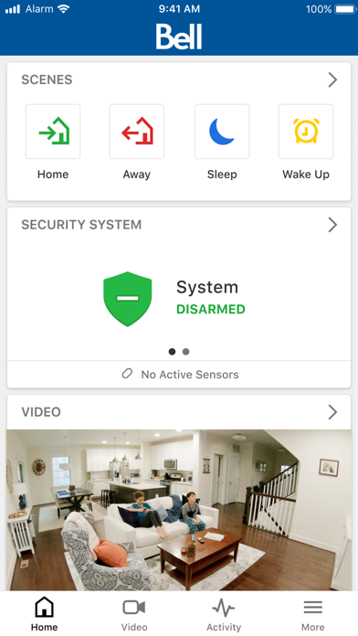 Bell Smart Home Screenshot