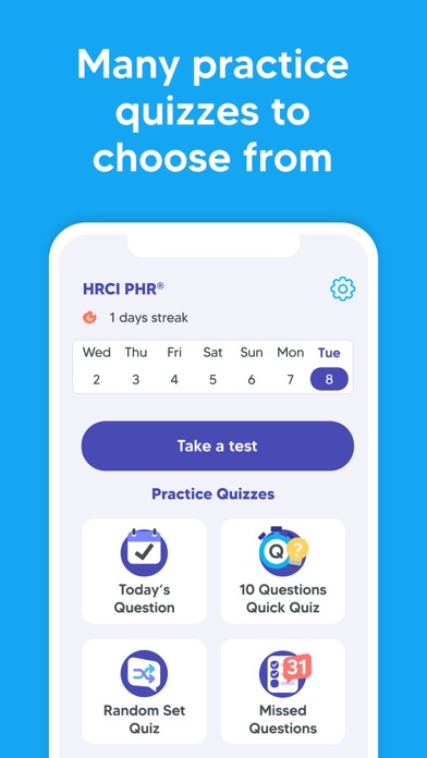 HRCI PHR & SPHR Exam Test Prep Screenshot