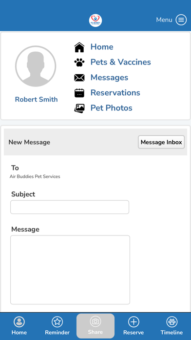 Air Buddies Pet Services Screenshot