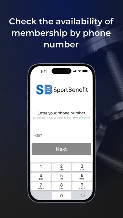 Sportbenefit Screenshot