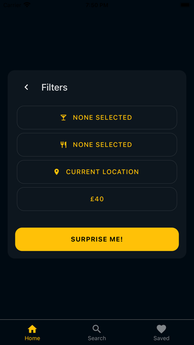 SurpriseMe App Screenshot