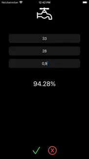 filling degree calculator iphone screenshot 2