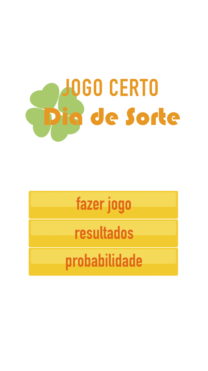 Jogo Certo Dia de Sorte