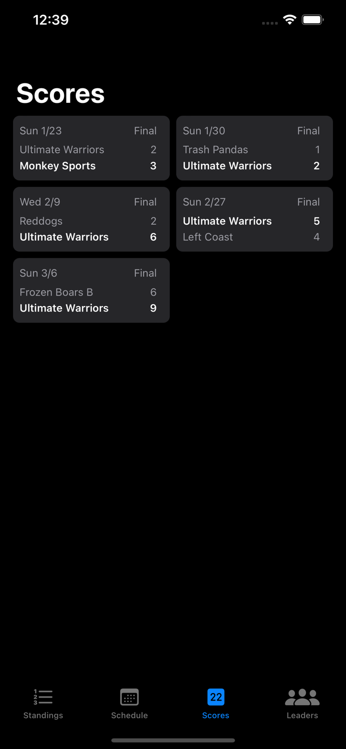 Ultimate Warriors Hockey