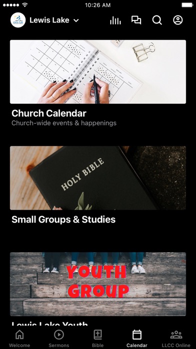 Lewis Lake Covenant Church Screenshot