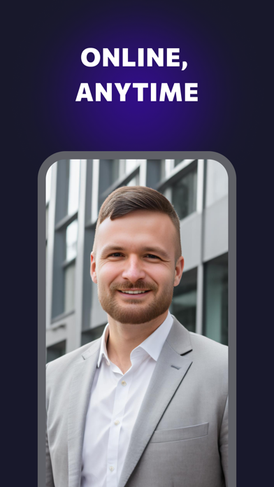 AI professional headshots Dyvo Screenshot