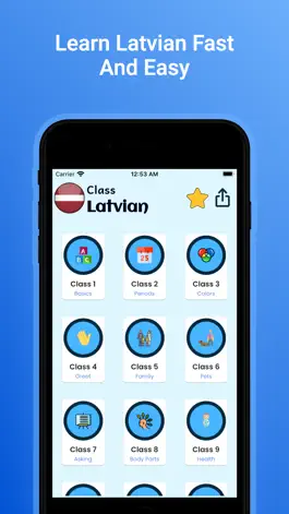Game screenshot Latvian Learning For Beginners mod apk