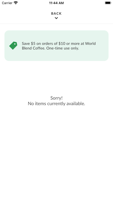 World Blend Coffee Screenshot