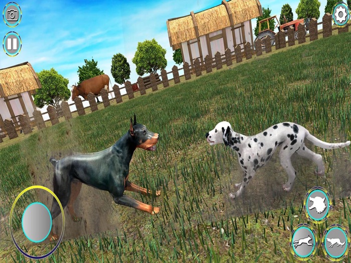 Wild Angry Dog Fighting Sim 3D