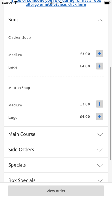 Seabreeze Jamaican Takeaway Screenshot