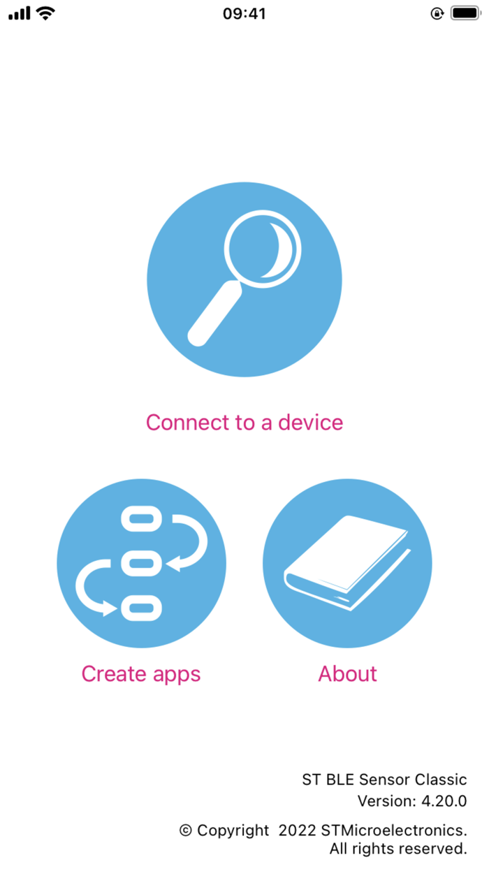 ST BLE Sensor Classic