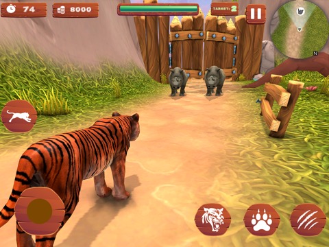 Angry Wild Tiger Simulator 3Dのおすすめ画像2