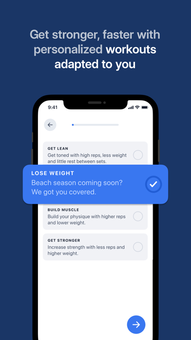 TrainMe: Home & Gym Workout Screenshot