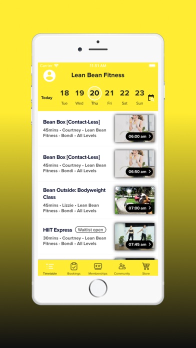 Lean Bean Fitness Screenshot