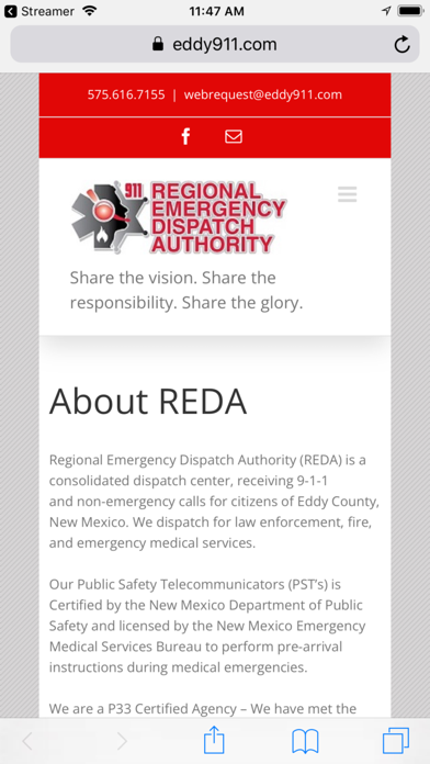 Regional Emergency Dispatch Screenshot