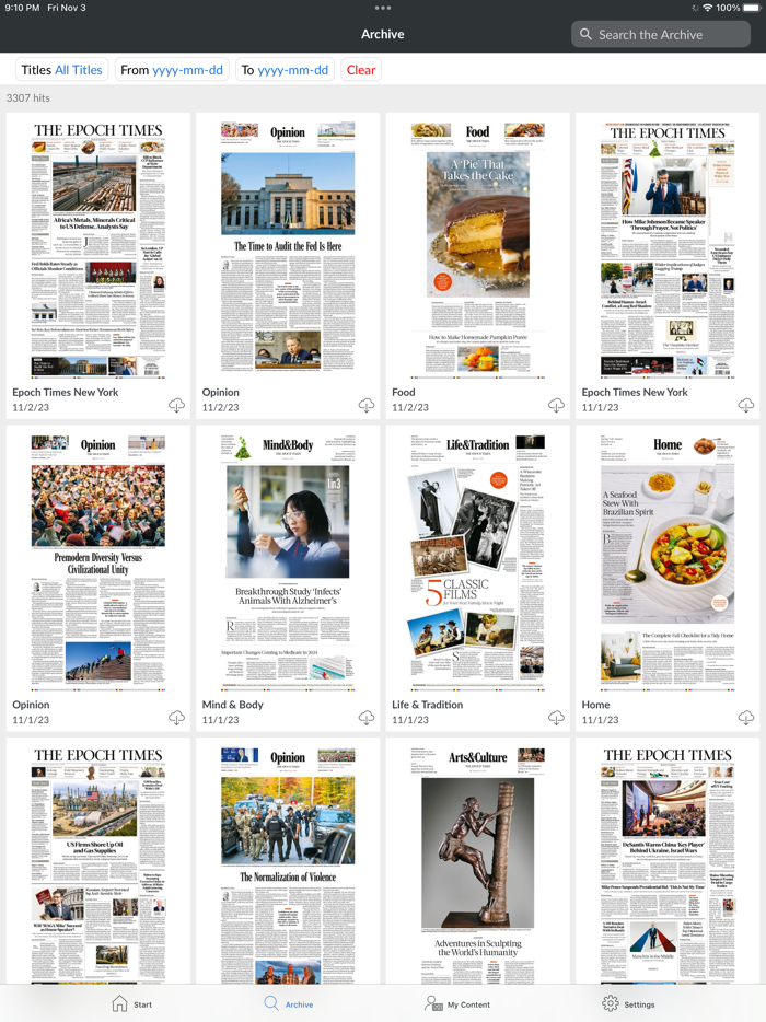 Epoch Times Print Edition