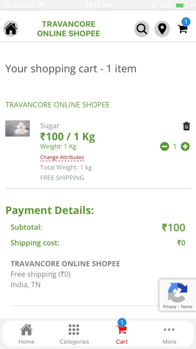 Travancore Online shopee Screenshot