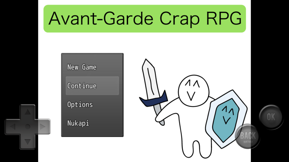 #1. Avant-Garde Crap RPG (iOS) بواسطة: Satoru Higuchi