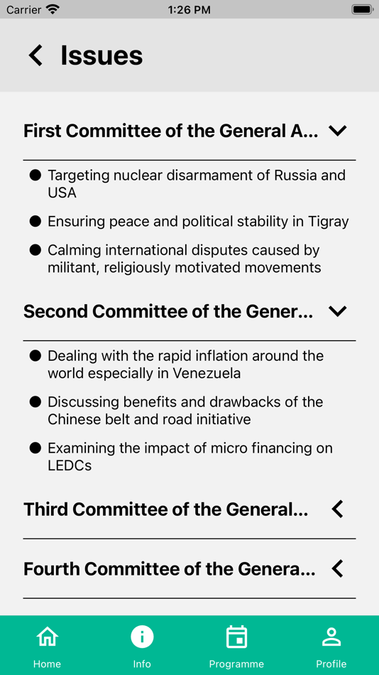 #3. MUNOL (iOS) 由: MUNOL e.V., Vereinigung der Freunde und Foerderer des Model United Nations Of Luebeck