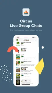 circus - live group chat iphone screenshot 1