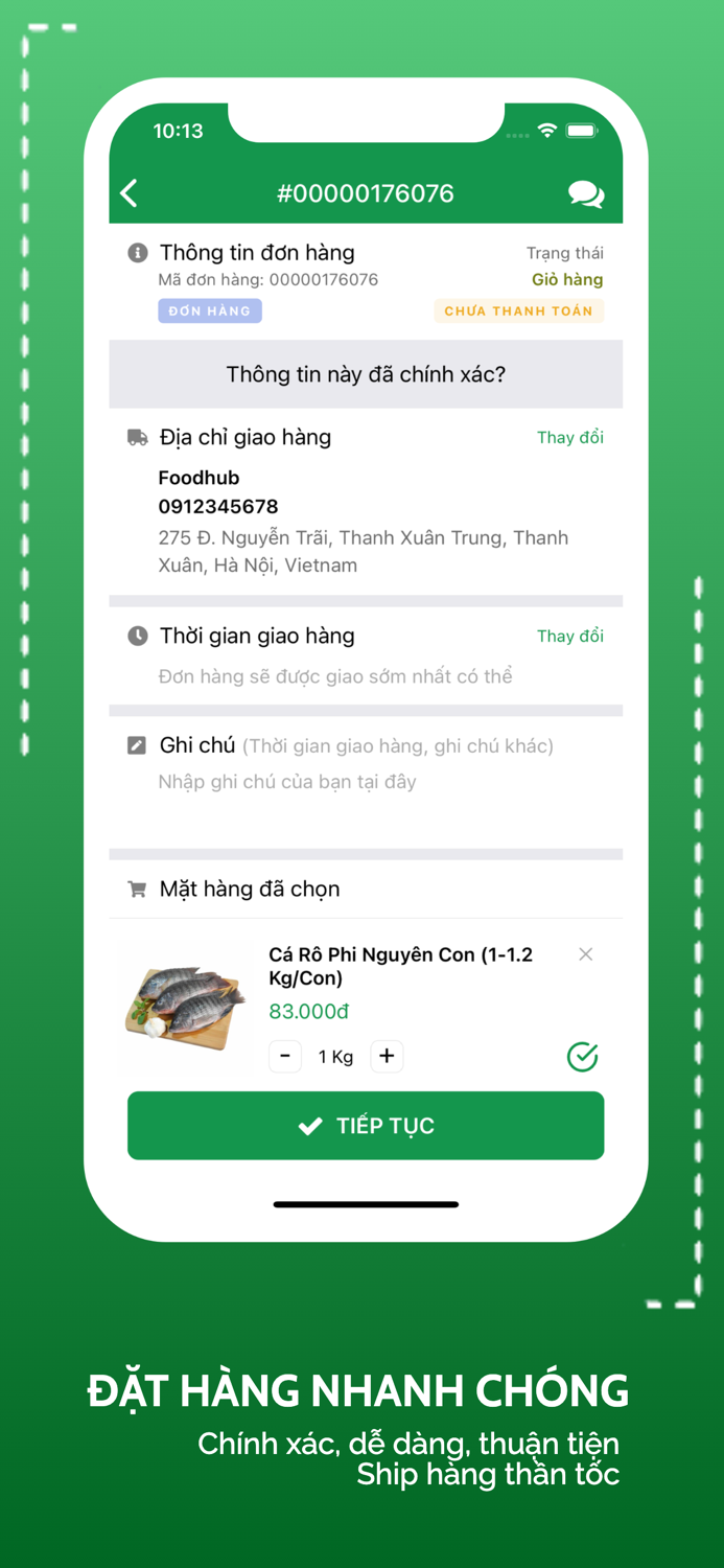 FoodHub Thực phẩm sạch tận nhà