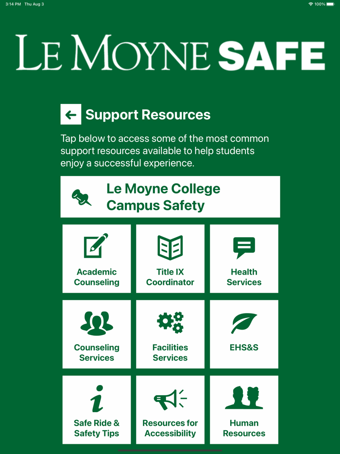 Le Moyne Safe