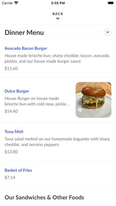 Cafe Dulce Los Angeles Screenshot