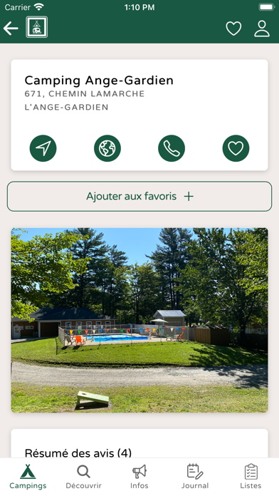 Saison du Camping Screenshot