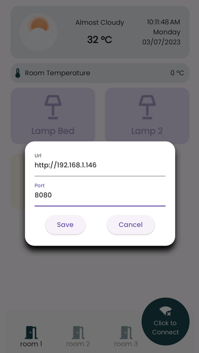 Smart Home Raspberry PI Screenshot