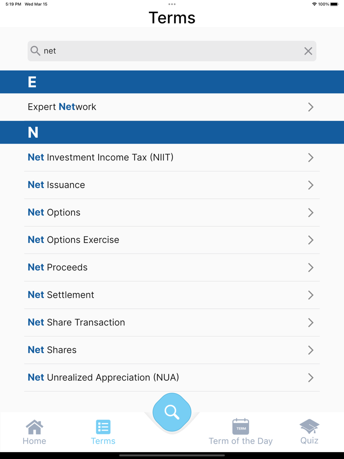 Stock Compensation Glossary