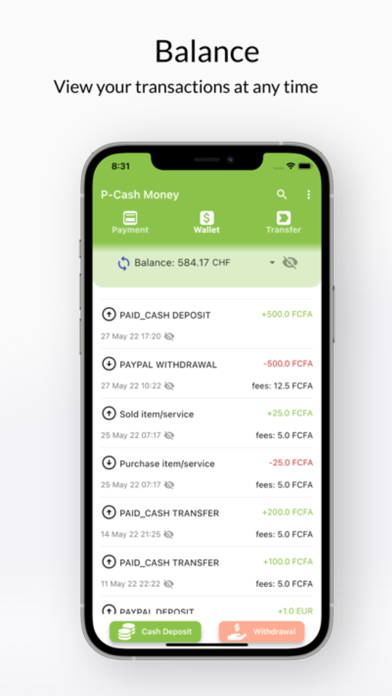 PAID-CASH Money Screenshot
