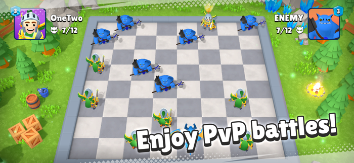 Checkers RPG Online Battle