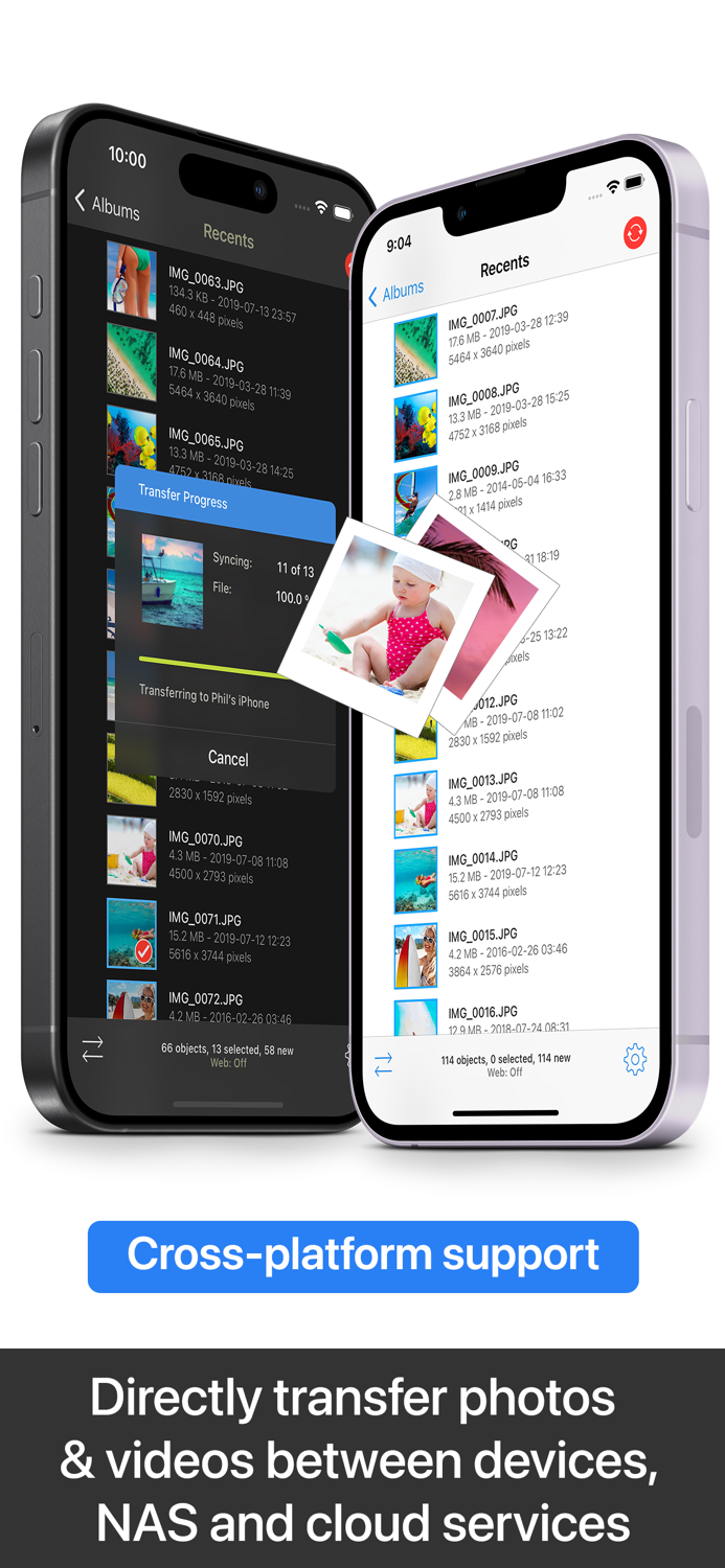 PhotoSync – transfer photos