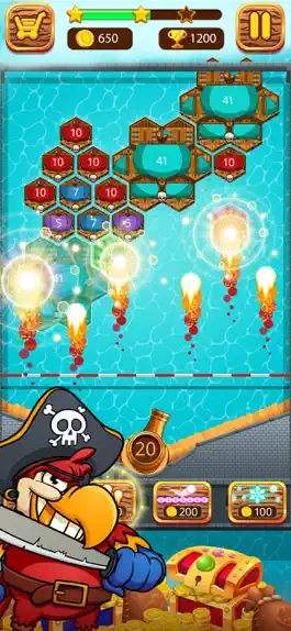 Game screenshot Pirate's cannon: a mega battle hack