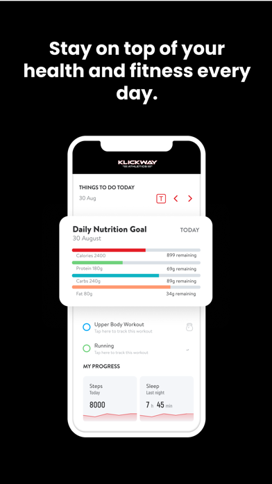 KlickWay Athletics Screenshot
