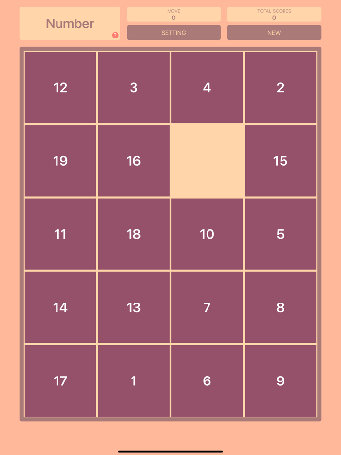 UDLR Sliding puzzles