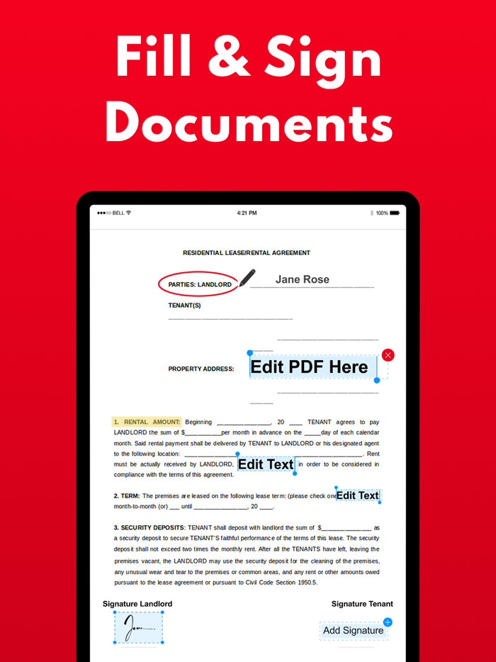 PDF Fill  Sign - eSign App