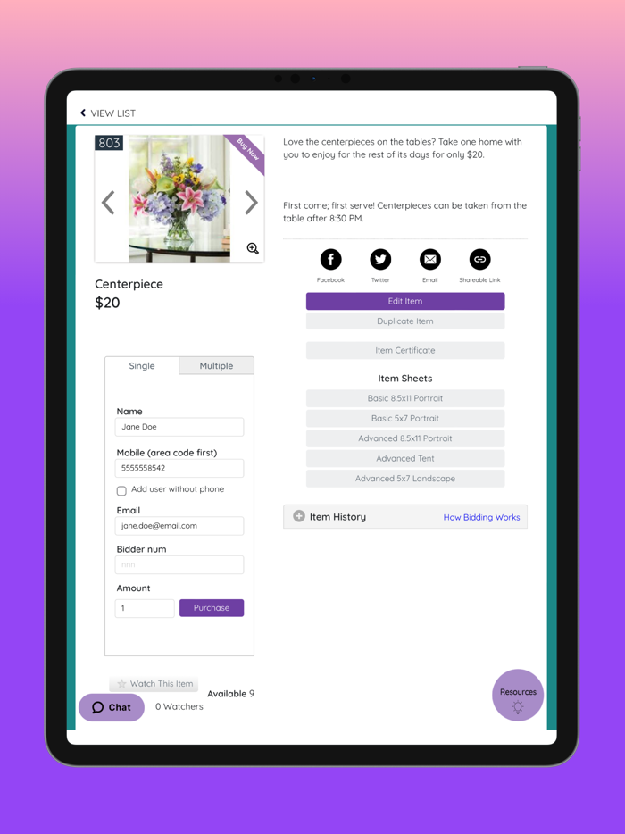 GiveSmart Events Admin