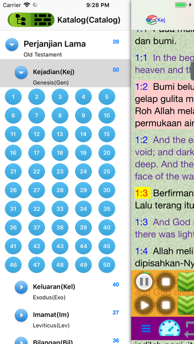 Indonesian Audio Bible Alkitab Screenshot