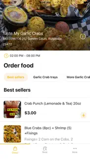 taste my garlic crabs iphone screenshot 2