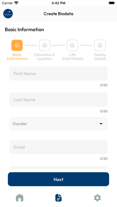 Marriage biodata Hastamelap Screenshot