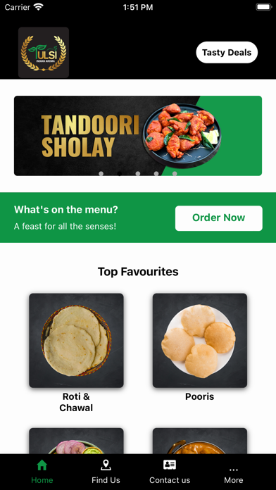 Tulsi Indian Restaurant Gour Screenshot