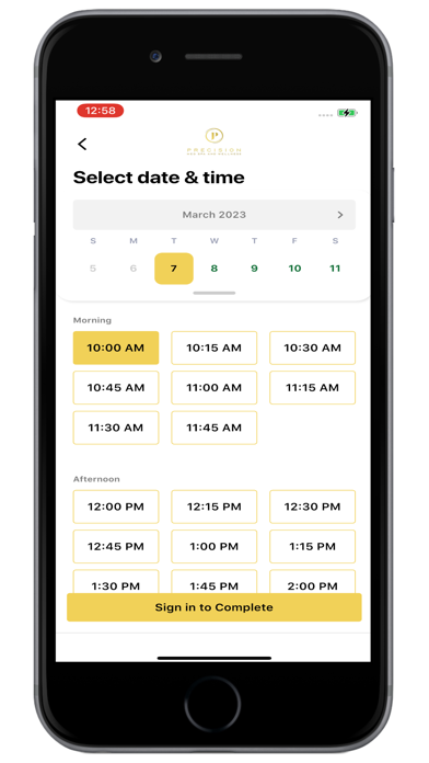 Precision Med Spa & Wellness Screenshot